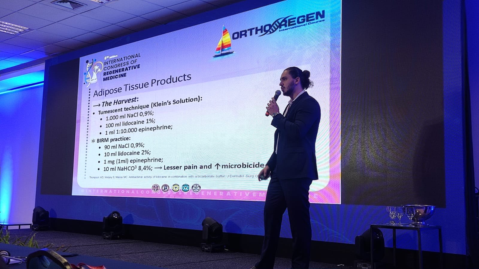 Luyddy Pires no Orthoregen International Course